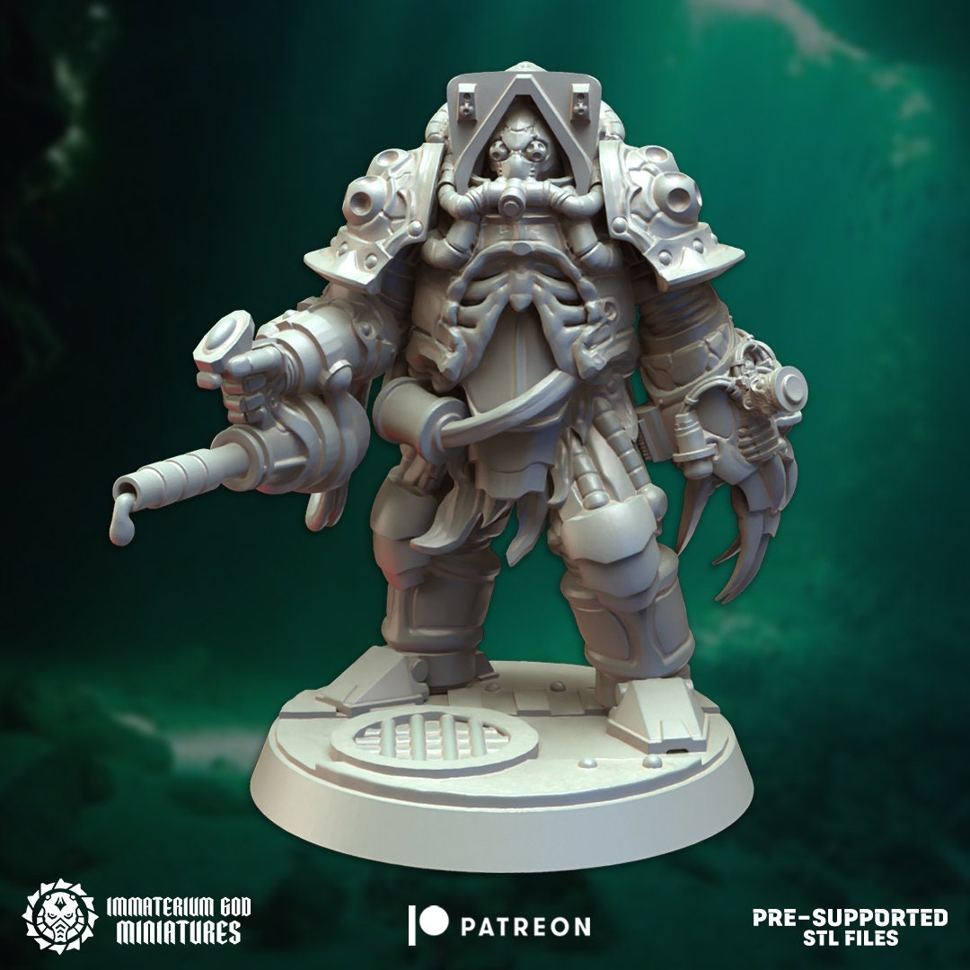 3d Printed Abyssal Exterminators Set by Immaterium God Miniatures