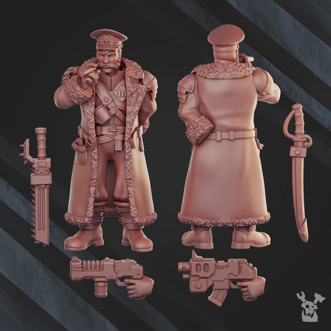 3d Printed Prosecutor Kustov by DakkaDakka Miniatures