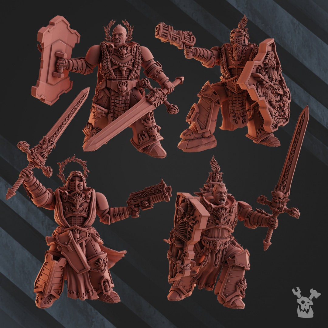 3d Printed Blade Keepers by DakkaDakka Miniatures