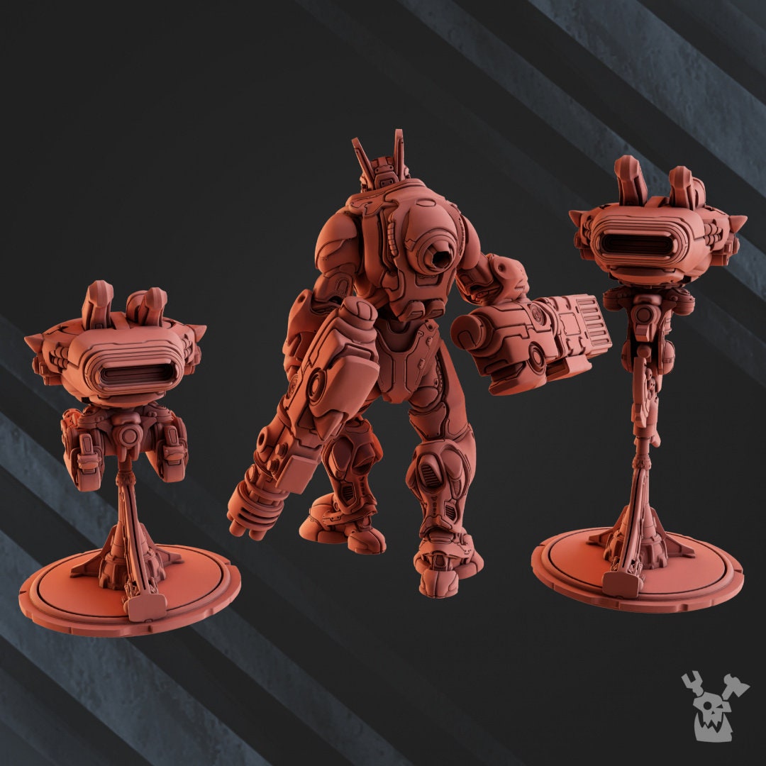 3d Printed Shock Leader by DakkaDakka Miniatures