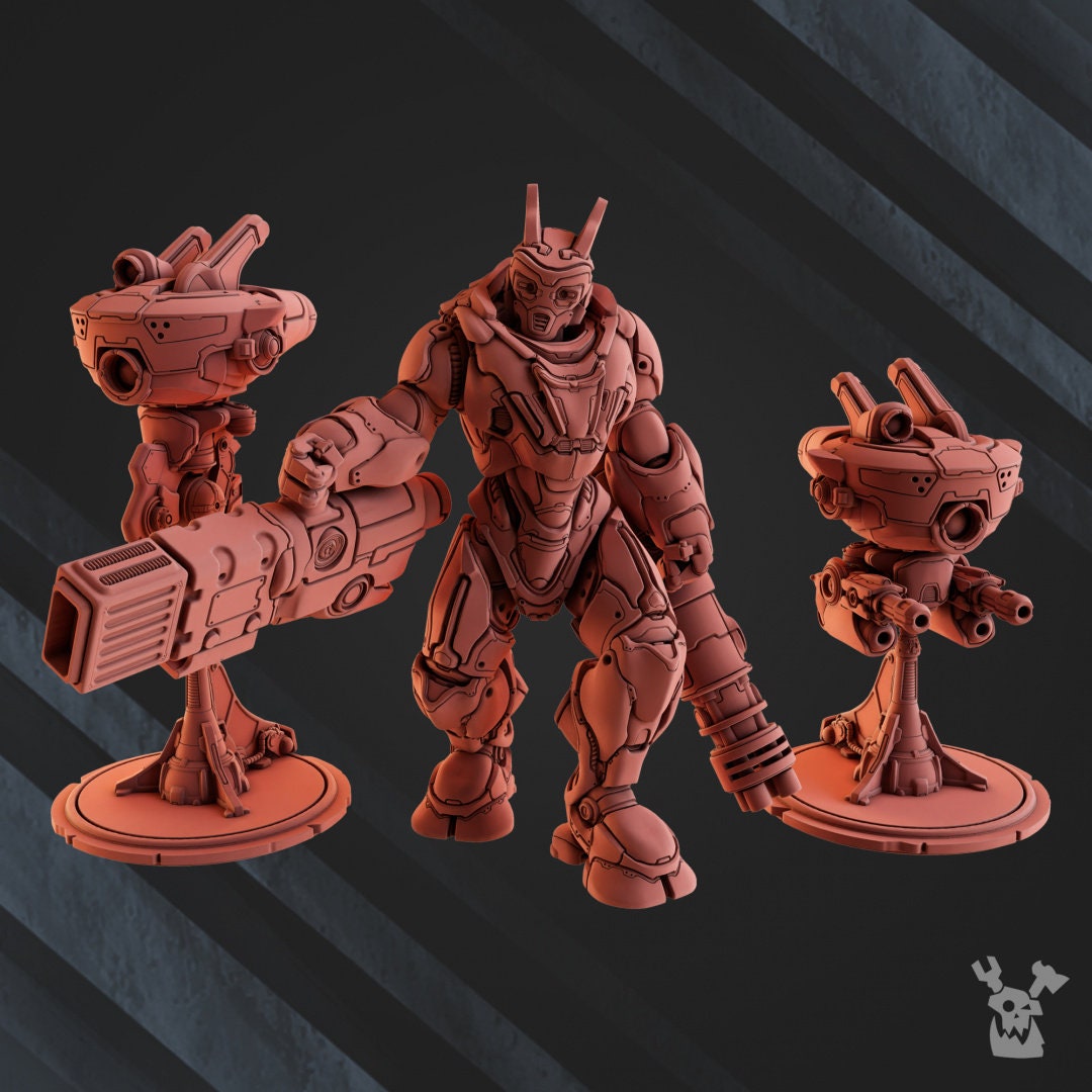 3d Printed Shock Leader by DakkaDakka Miniatures