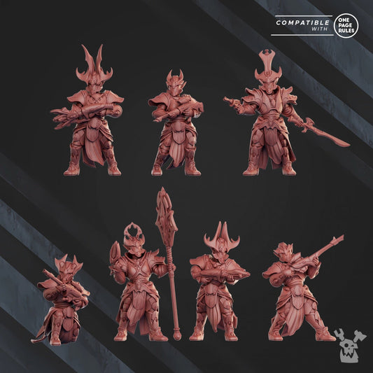 3d Printed Orbit Guardians Squad x7 by DakkaDakka Miniatures