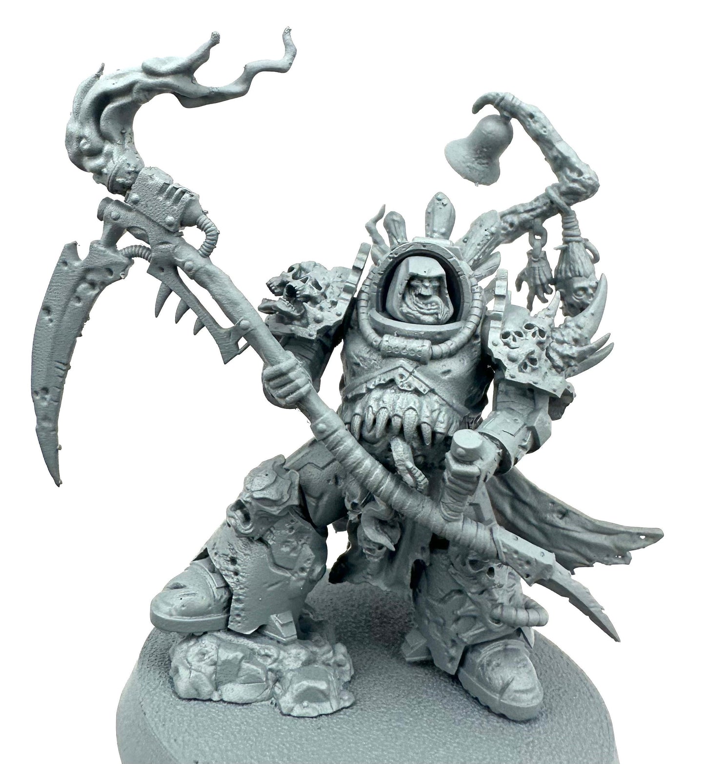 3d Printed Plague Marine Lord of Pestilence by Meshbrain Labs