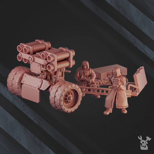 3d Printed Artillery Squad by DakkaDakka Miniatures