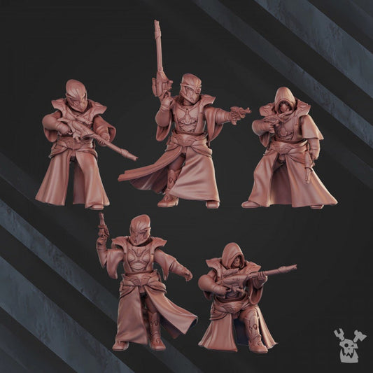 3d Printed Night Shade Squad x5 by DakkaDakka Miniatures