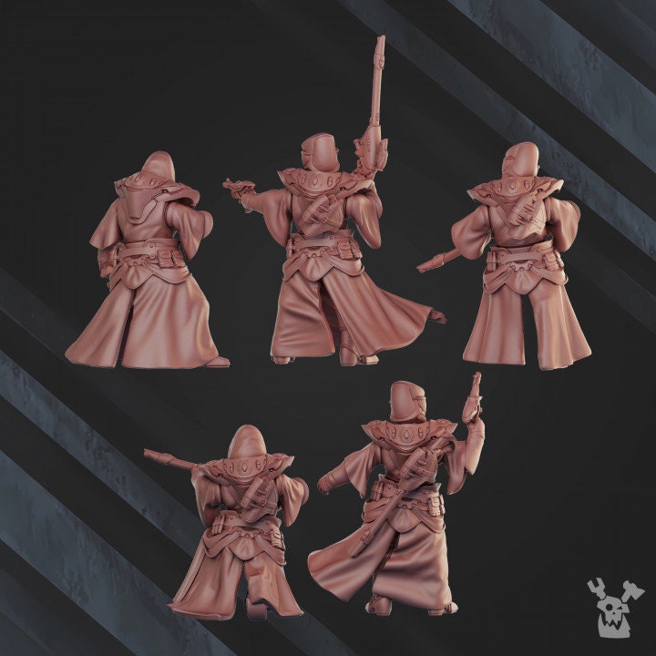 3d Printed Night Shade Squad x5 by DakkaDakka Miniatures