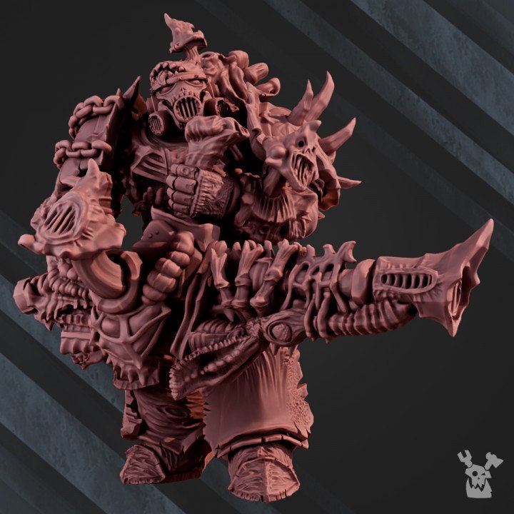 3d Printed Pandemic Warrior by DakkaDakka Miniatures