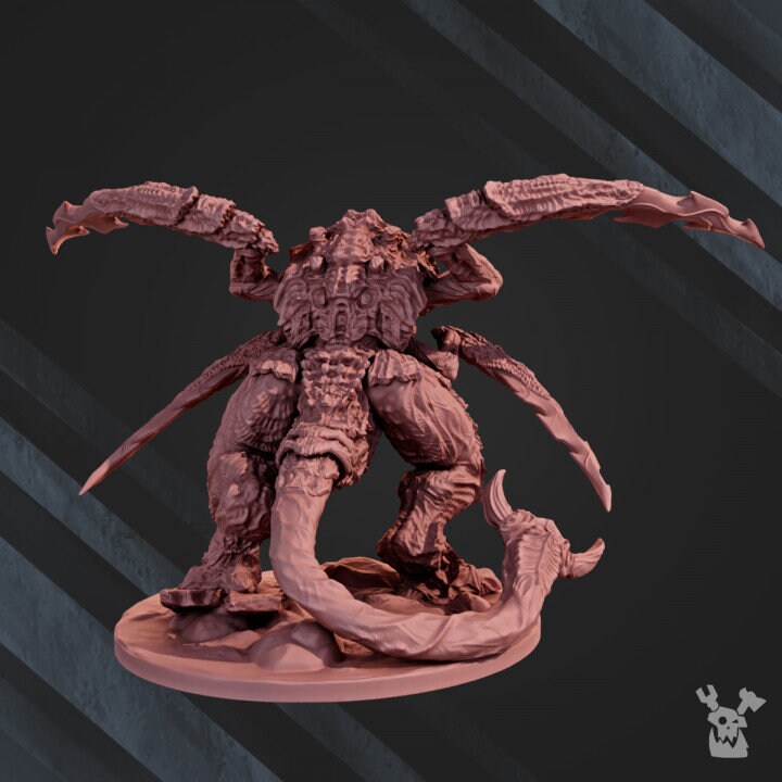 3d Printed Hive King by DakkaDakka Miniatures