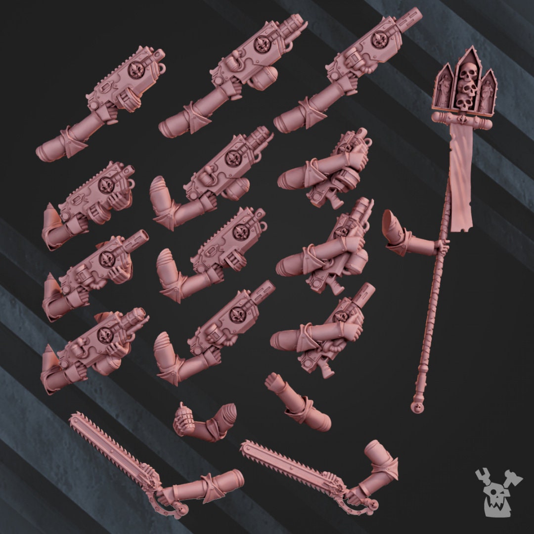 3d Printed War Sisters Novice Squad x6 by DakkaDakka Miniatures