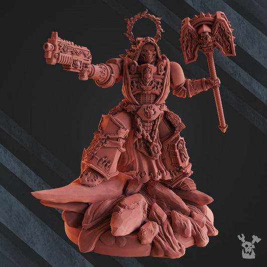 3d Printed Field Pastor by DakkaDakka Miniatures