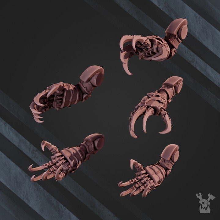 3d Printed Nocturnal Claws Set x10