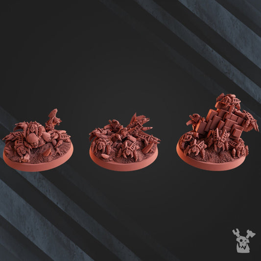 3d Printed Robot Legions Bot Swarms x3 by DakkaDakka Miniatures