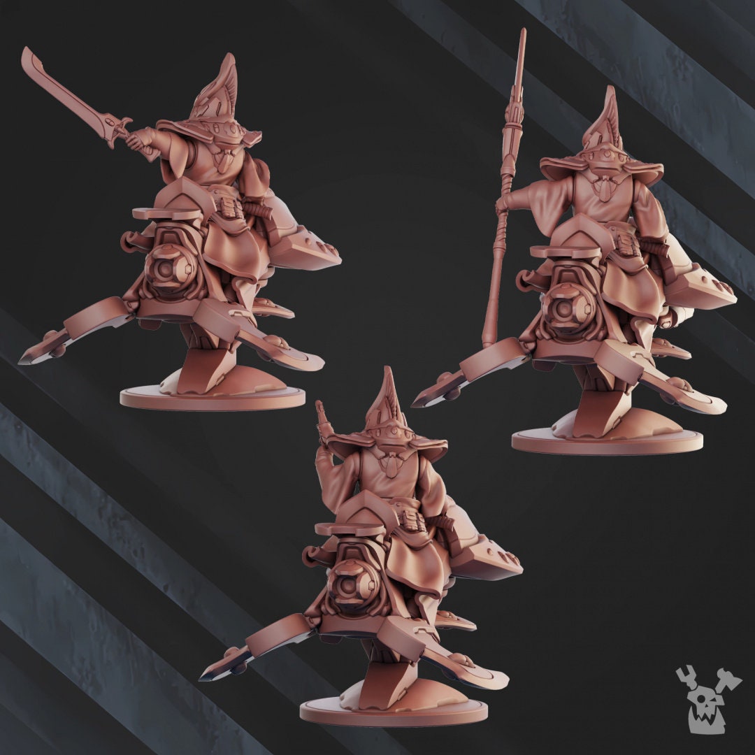 3d Printed Witcher Space Traveler Squad x3 by DakkaDakka Miniatures