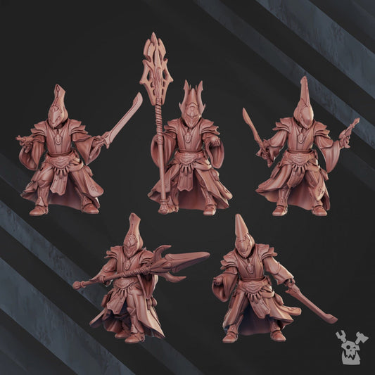 3d Printed Shadow Casters Squad x5 by DakkaDakka Miniatures