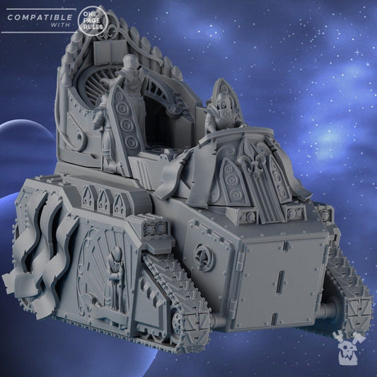 3d Printed Heavy Preacher Tank by DakkaDakka Miniatures