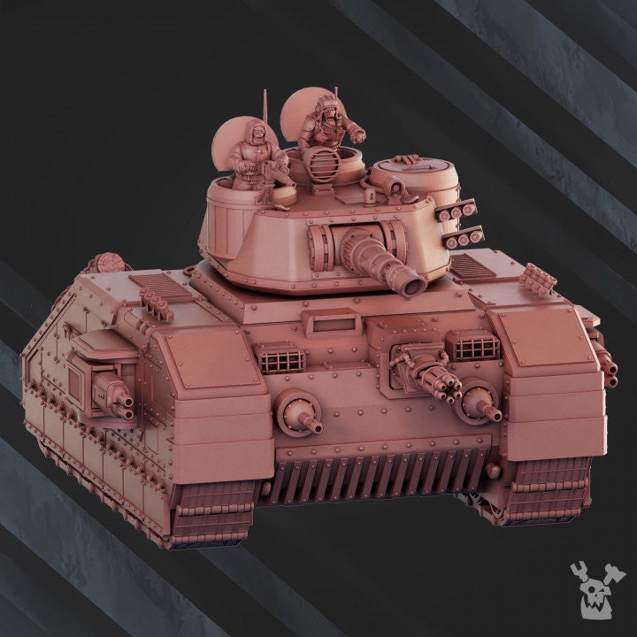 3d Printed S-77 Battle Tank by DakkaDakka Miniatures