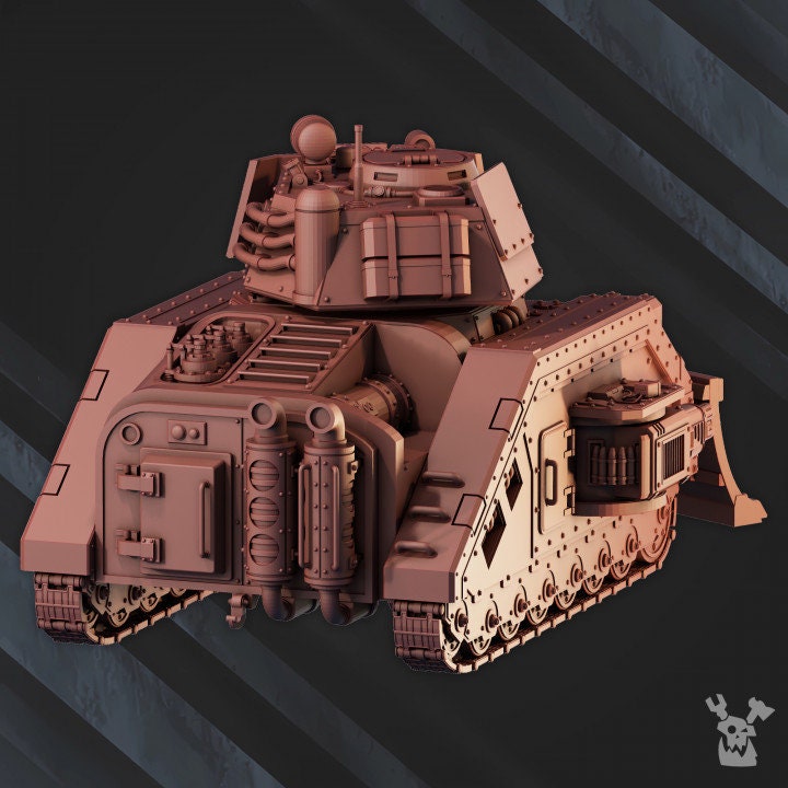 3d Printed Aurora Battletank by DakkaDakka Miniatures