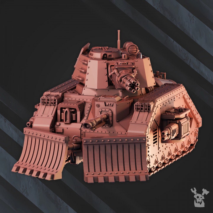 3d Printed Aurora Battletank by DakkaDakka Miniatures