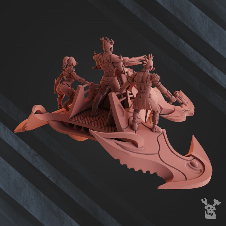 3d Printed Heavy Turbo Bike by DakkaDakka Miniatures