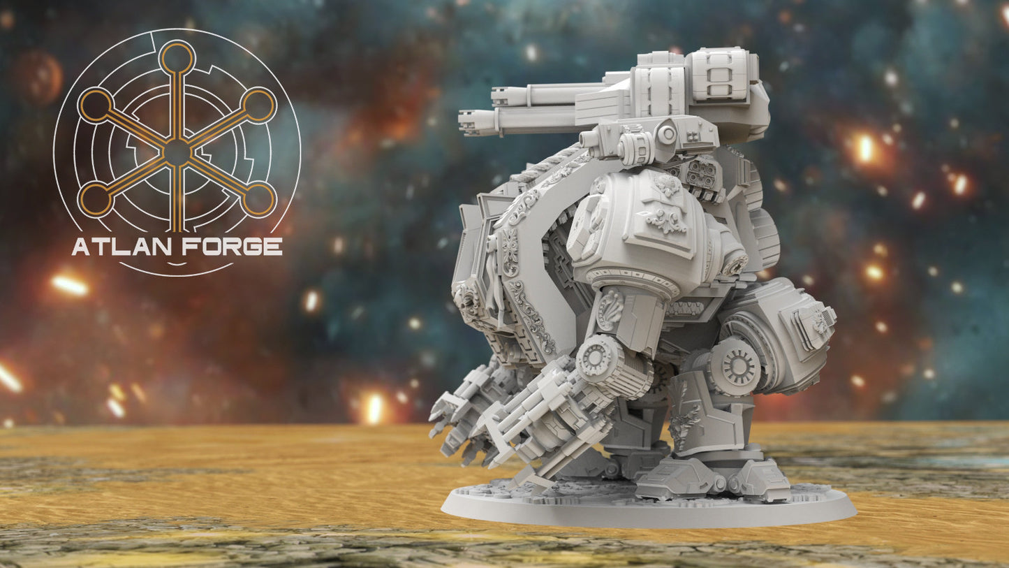 3d Printed Silverback Dreadnought by Atlan Forge Miniatures