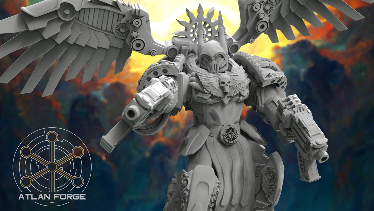 3d Printed Angelic Seraphim x5 by Atlan Forge Miniatures