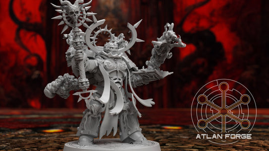 3d Printed Dark Disciple of Hades by Atlan Forge Miniatures