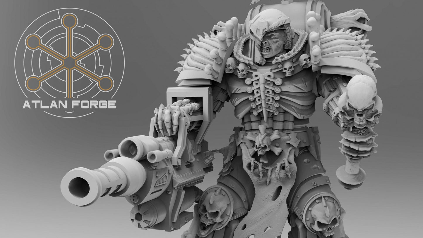 3d Printed Manus Mortis Scourge x5 by Atlan Forge Miniatures