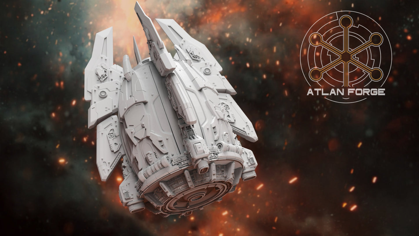 3d Printed Landing Pod by Atlan Forge Miniatures