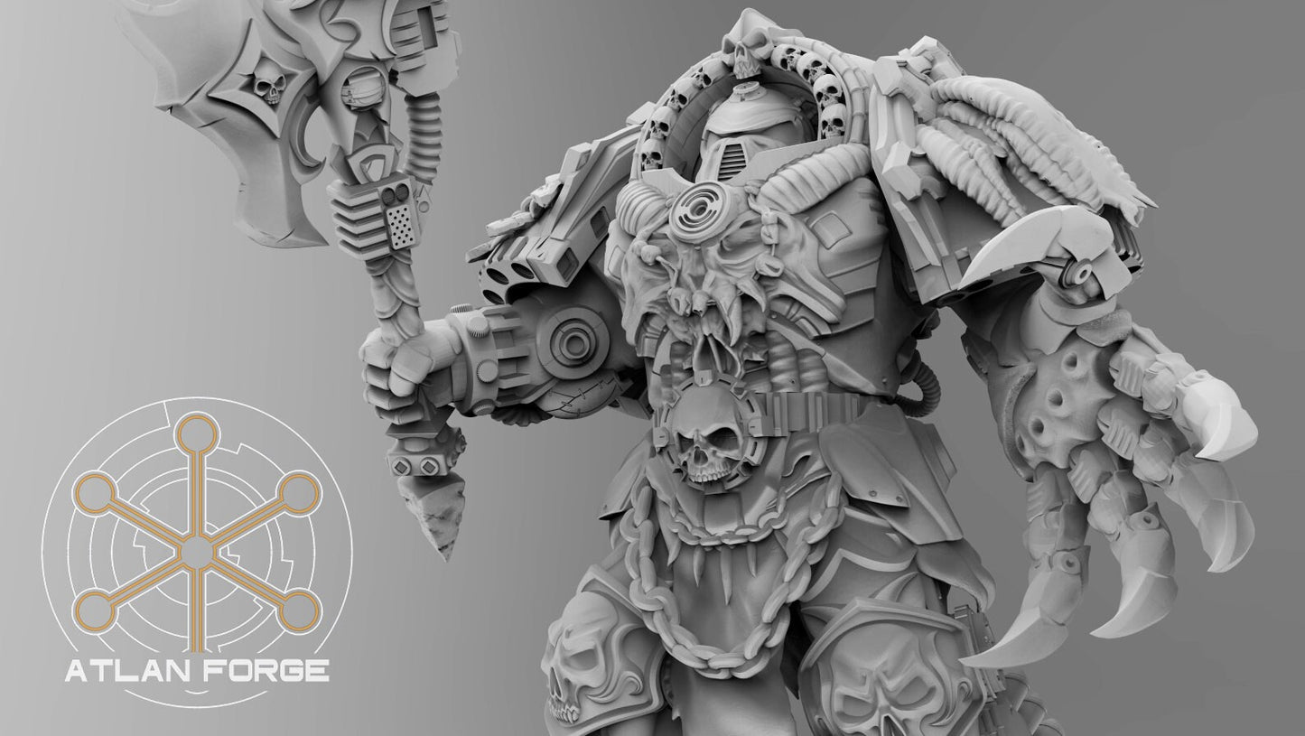 3d Printed Hades Assault Thanatoi x5 by Atlan Forge Miniatures