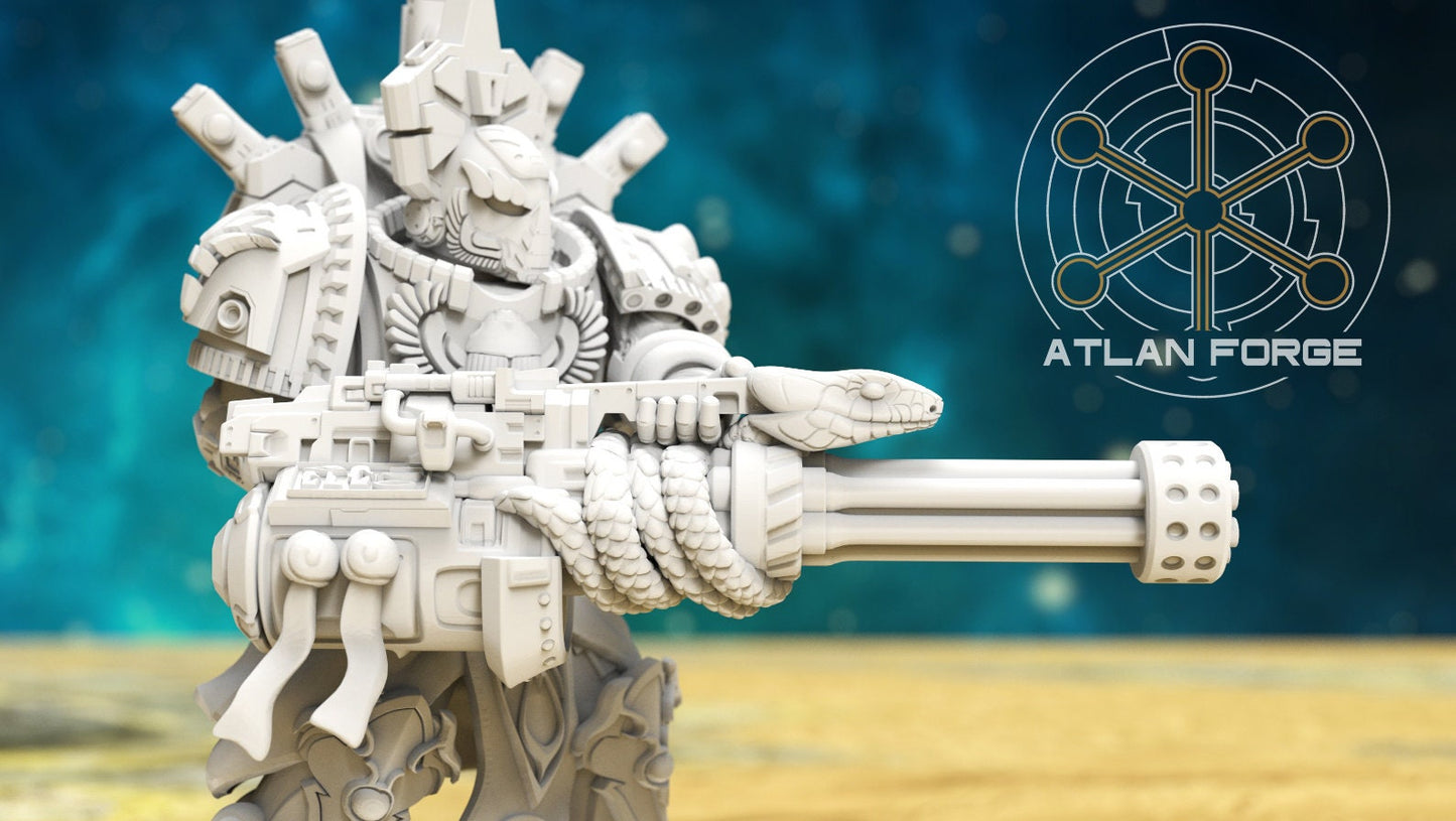 3d Printed Aegyptian Ranged Amenti x5 by Atlan Forge Miniatures