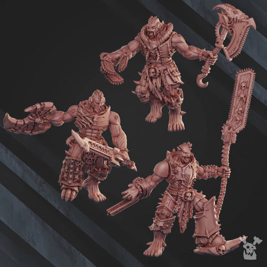 3d Printed Cursed Bone Shredders by DakkaDakka Miniatures