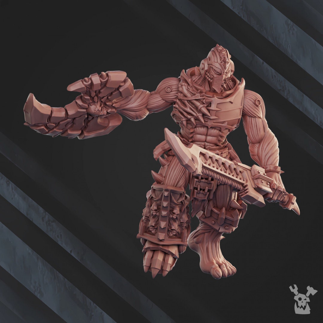 3d Printed Cursed Bone Shredders by DakkaDakka Miniatures