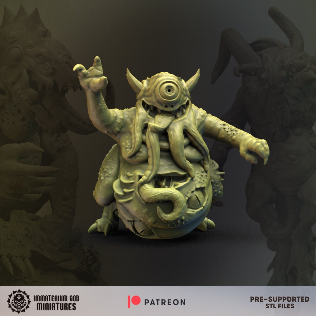 3d Printed Swampling Gang by Immaterium God Miniatures