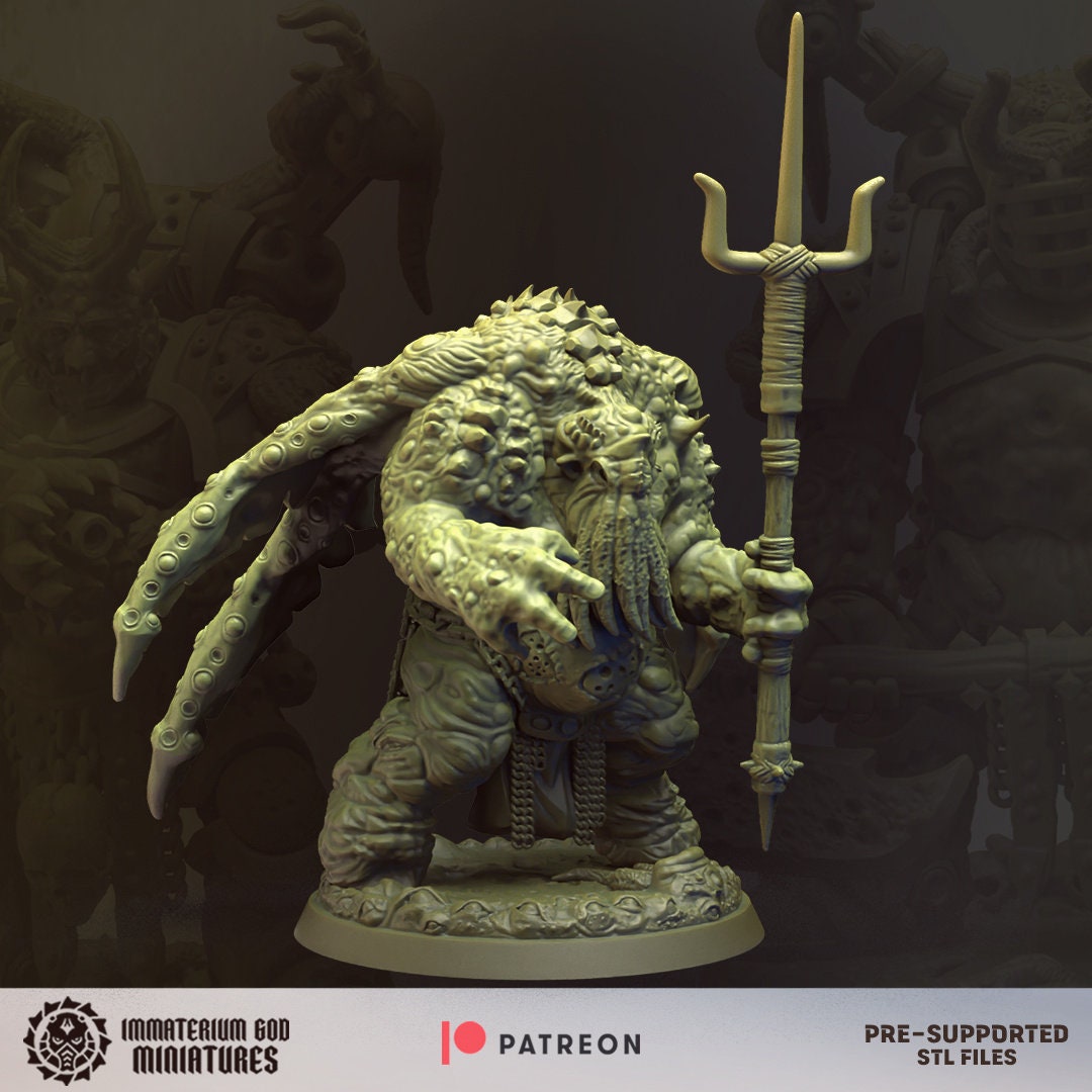 3d Printed Morbidus Herald by Immaterium God Miniatures