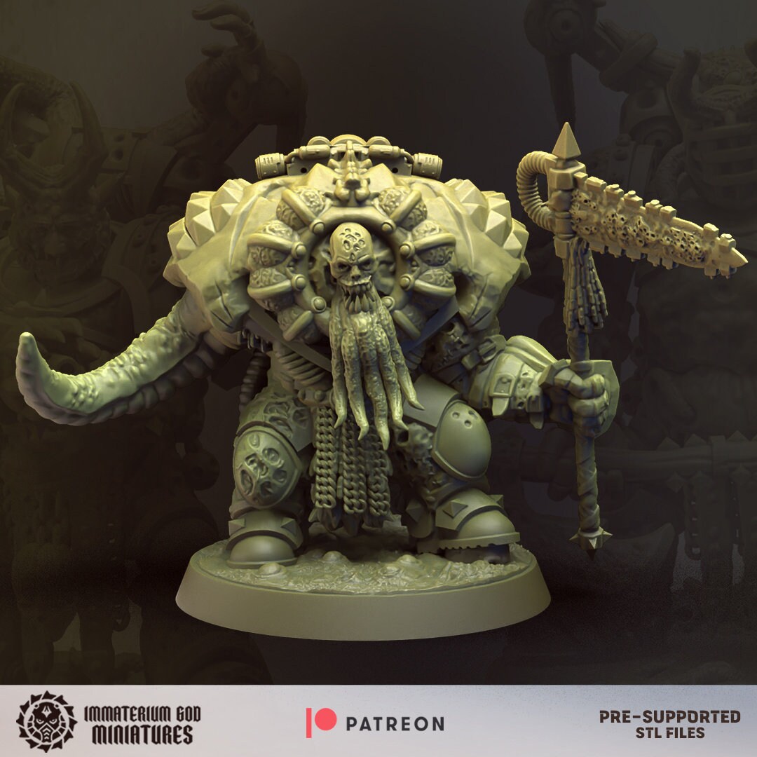 3d Printed Afflicted Guardians x4 by Immaterium God Miniatures