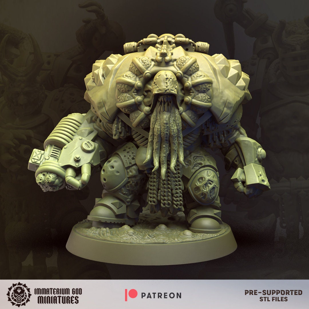 3d Printed Afflicted Guardians x4 by Immaterium God Miniatures