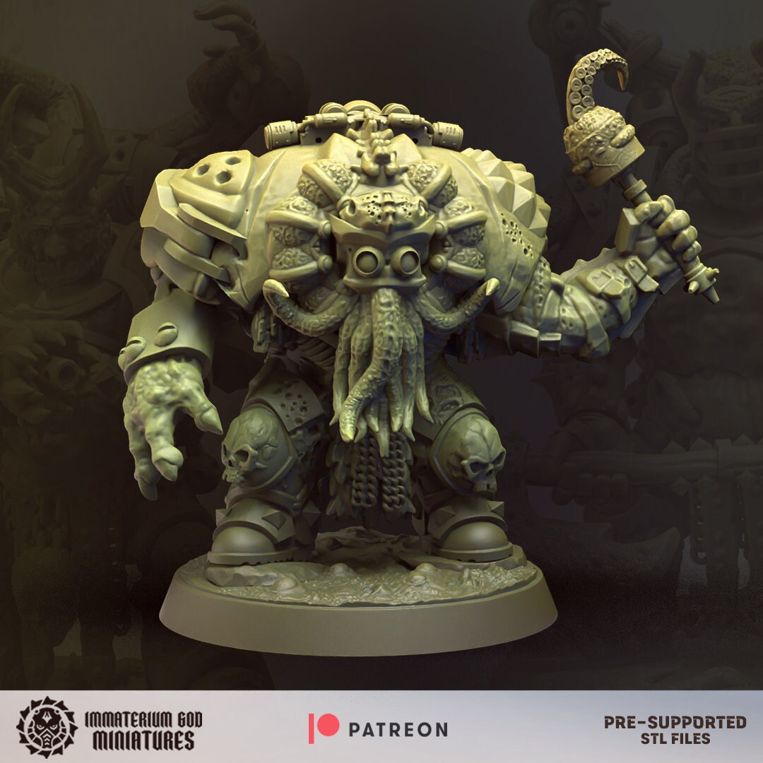 3d Printed Afflicted Guardians x4 by Immaterium God Miniatures