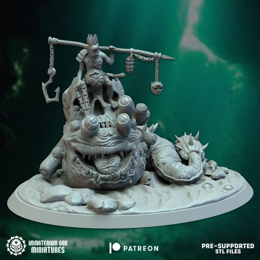 3d Printed Abyssal Shepherd by Immaterium God Miniatures