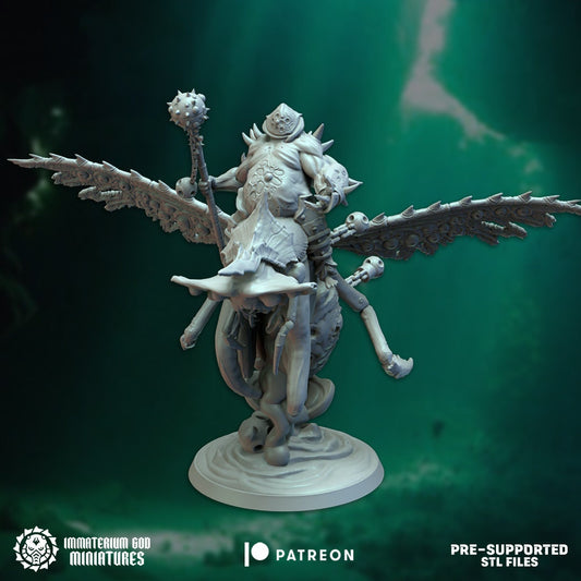 3d Printed Boggna the Plague Baron by Immaterium God Miniatures