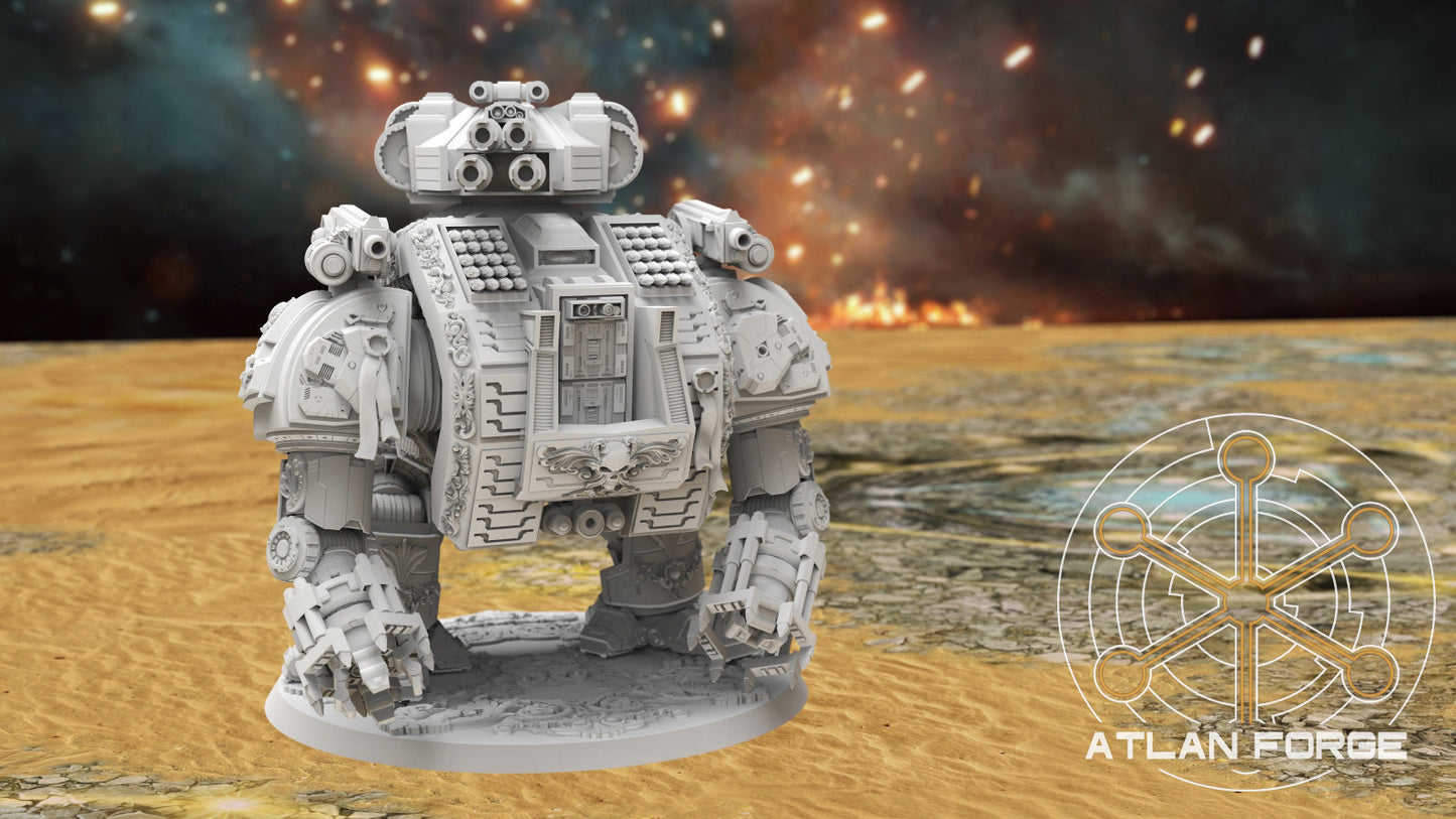 3d Printed Silverback Dreadnought by Atlan Forge Miniatures