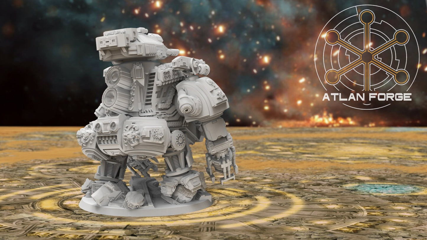 3d Printed Silverback Dreadnought by Atlan Forge Miniatures