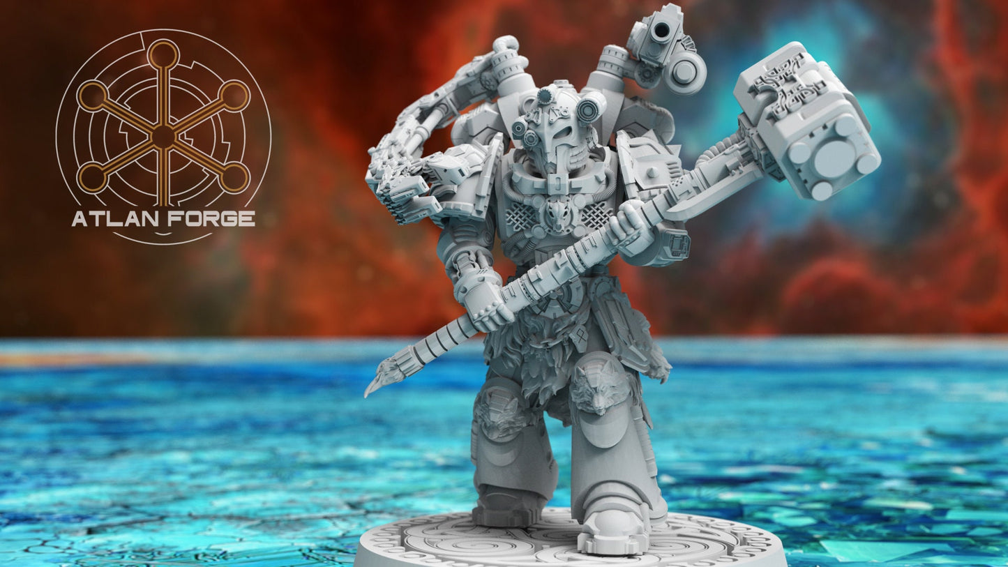 3d Printed Asgardian Artificer by Atlan Forge Miniatures