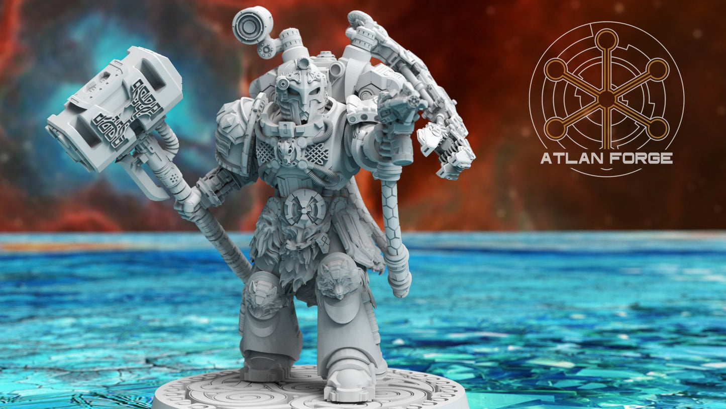 3d Printed Asgardian Artificer by Atlan Forge Miniatures