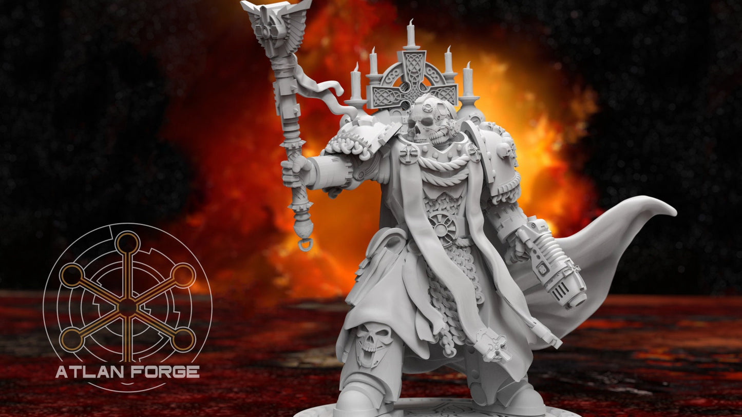 3d Printed Templar Inquisitor by Atlan Forge Miniatures