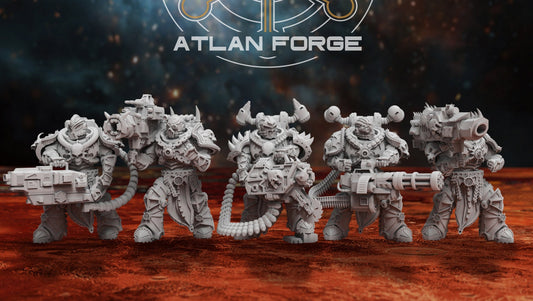 3d Printed Hades Desolators x5 by Atlan Forge Miniatures