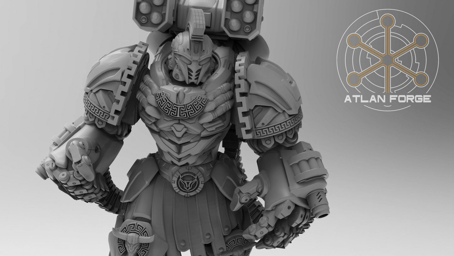 3d Printed Minoan Aegis Elite x5 by Atlan Forge Miniatures