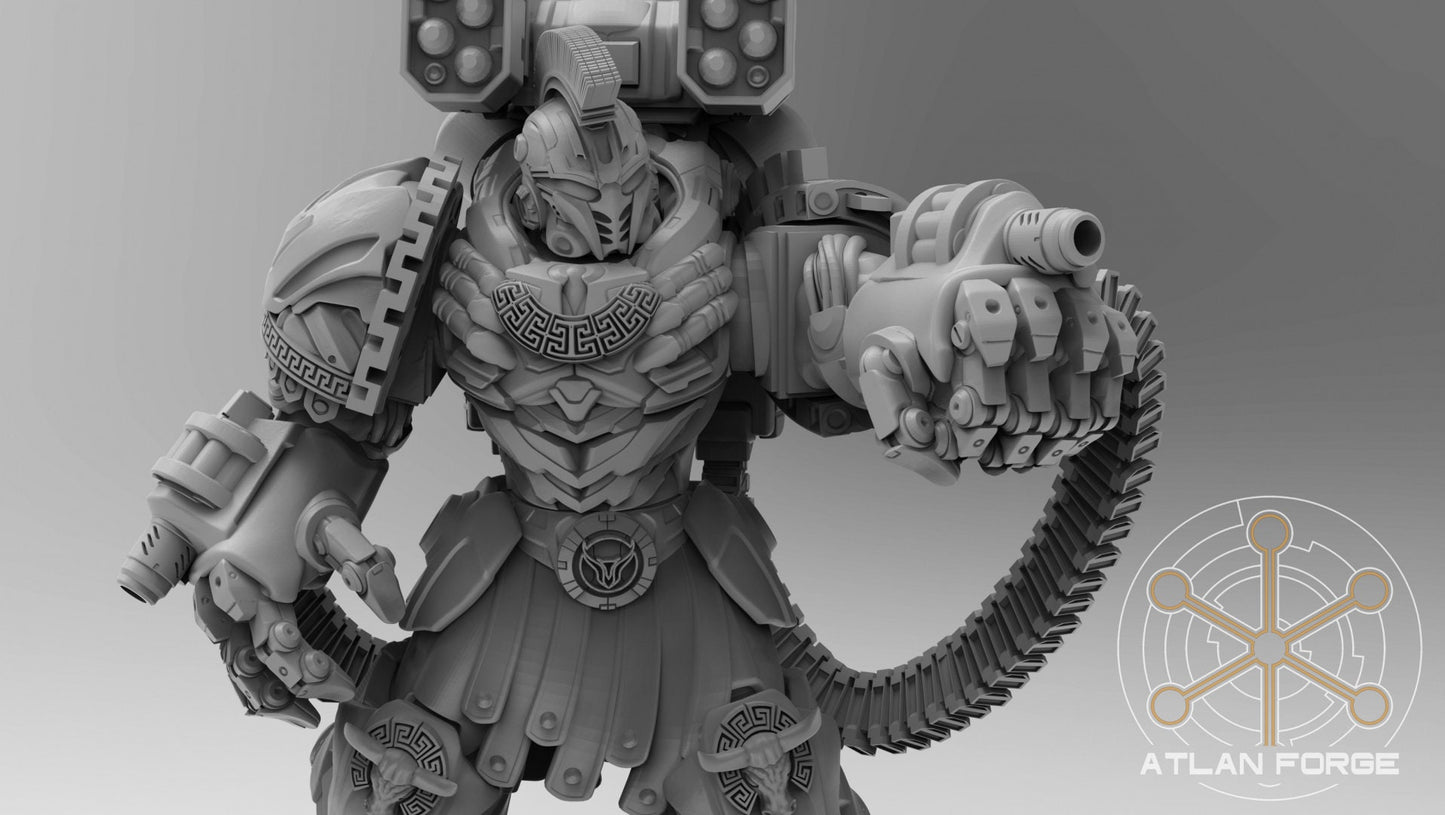 3d Printed Minoan Aegis Elite x5 by Atlan Forge Miniatures