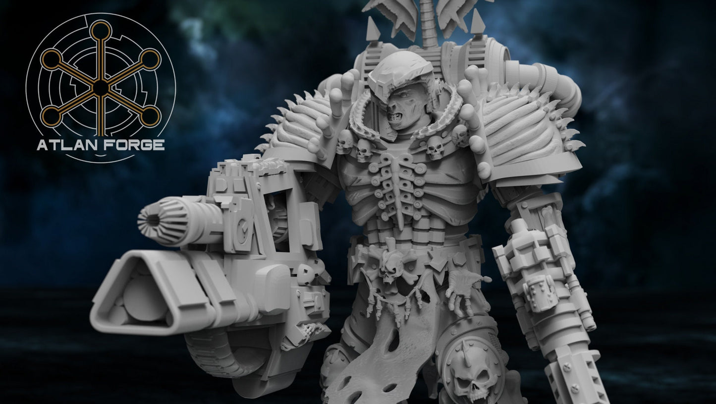 3d Printed Manus Mortis Scourge x5 by Atlan Forge Miniatures