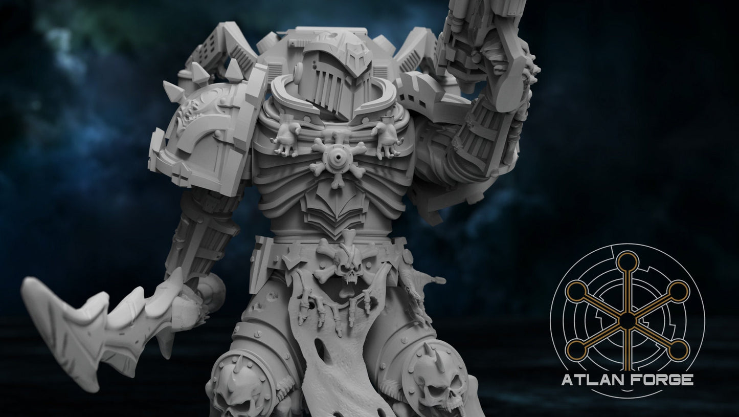 3d Printed Manus Mortis Scourge x5 by Atlan Forge Miniatures