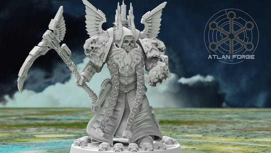 3d Printed Angelic Soul Reaper by Atlan Forge Miniatures